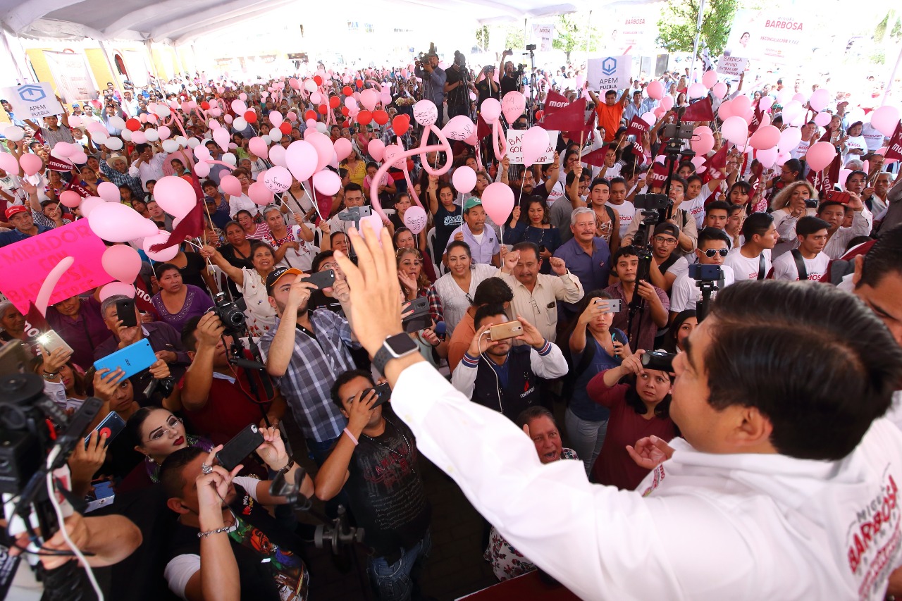 Confía Puebla en Miguel Barbosa Huerta