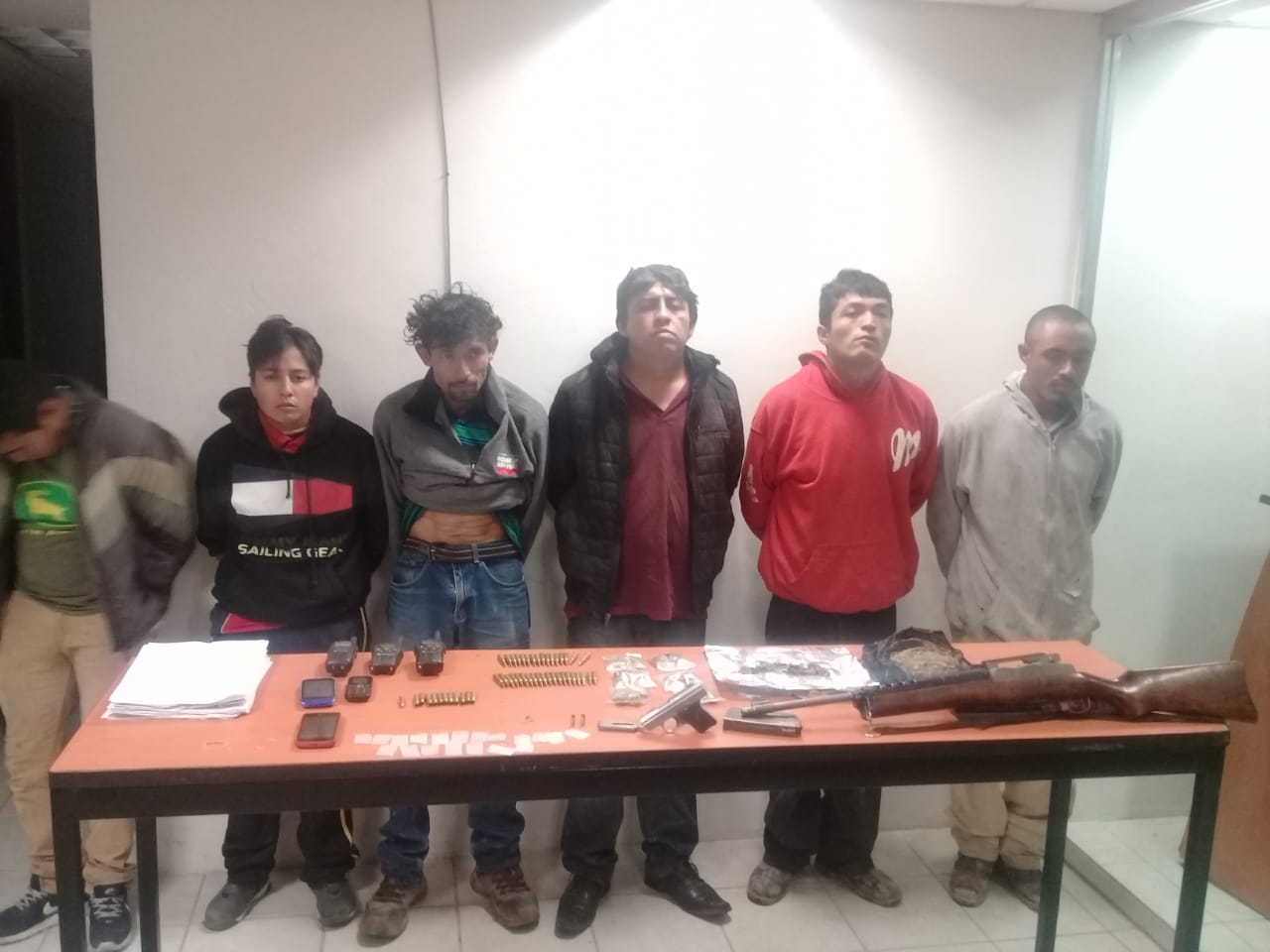Detienen a banda delincuencial de Aljojuca