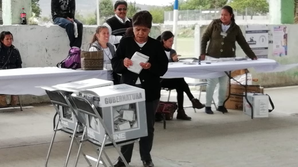 Reporta INE 101 incidencias, asegura son menores