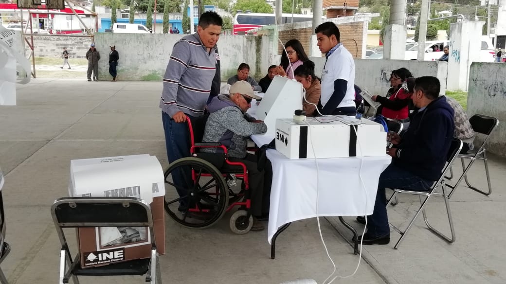 Reporta INE 101 incidencias, asegura son menores