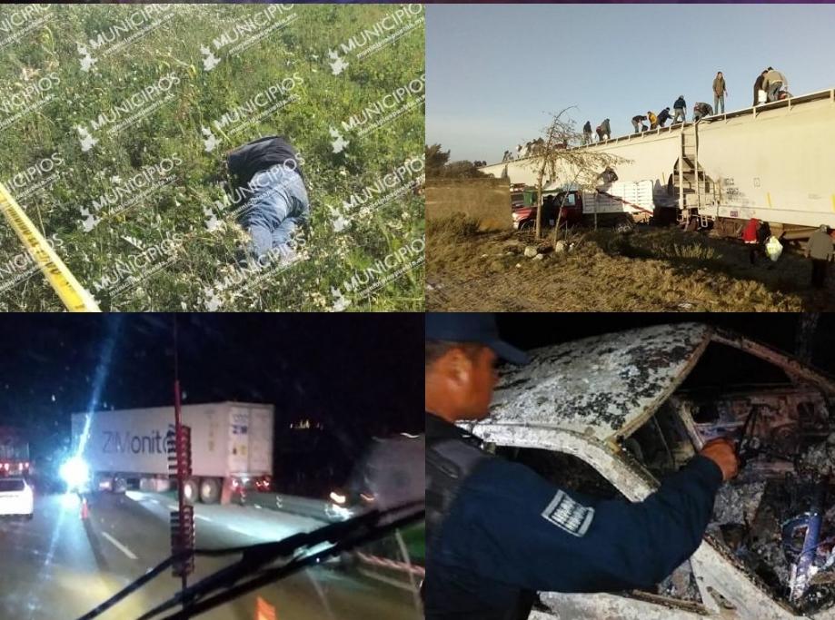 Crimen siembra 18 cadáveres esta semana en Puebla