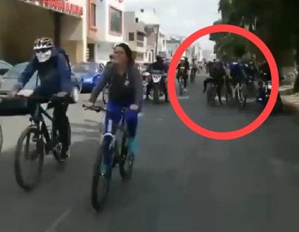 VIDEO Se cae Norma Layón en plena rodada y la dejan como si nada