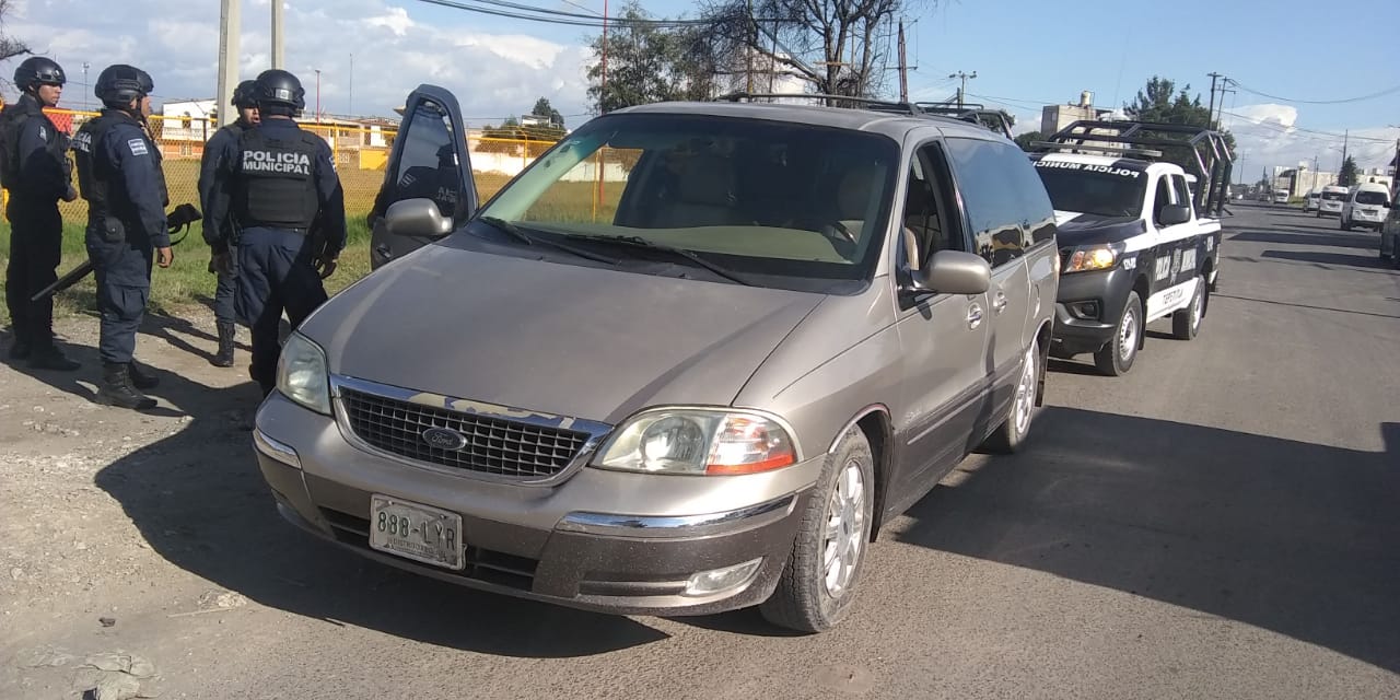 Recuperan en Texmelucan camioneta robada en Tlaxcala