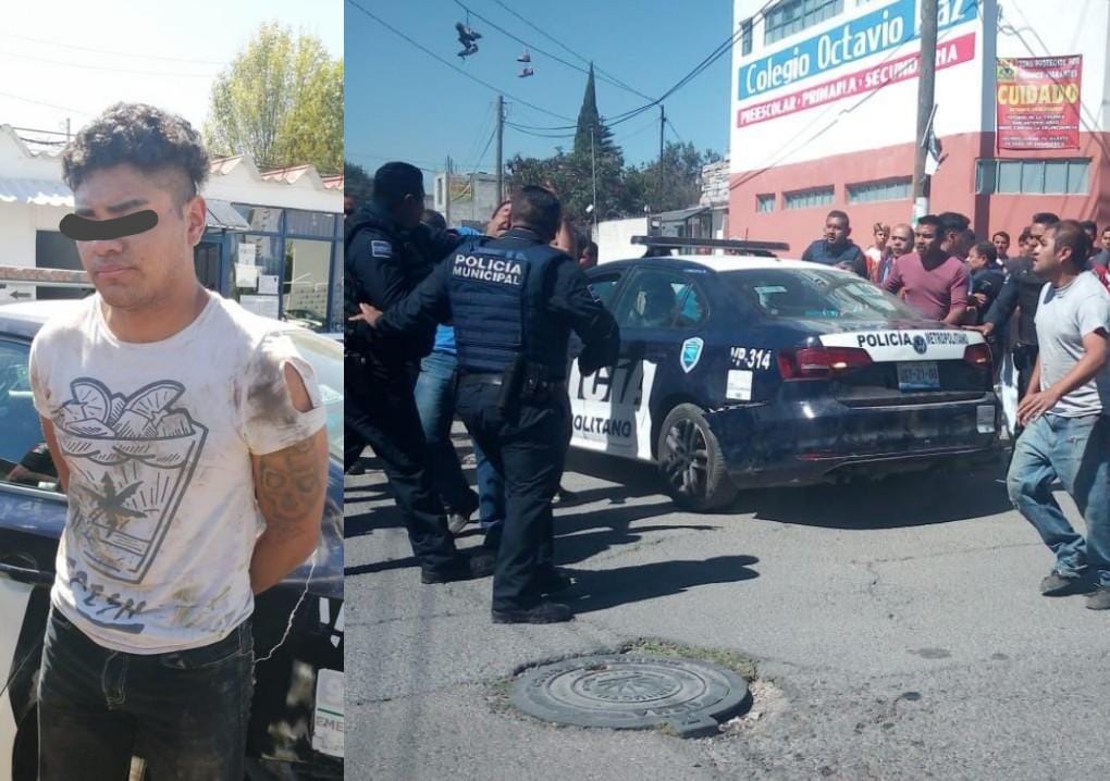 Vecinos rescatan a chofer de Uber apuñalado en asalto en Puebla