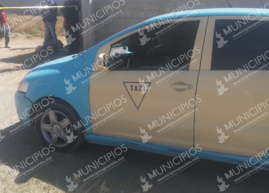 Ejecutan a taxista tras perseguirlo en Quecholac