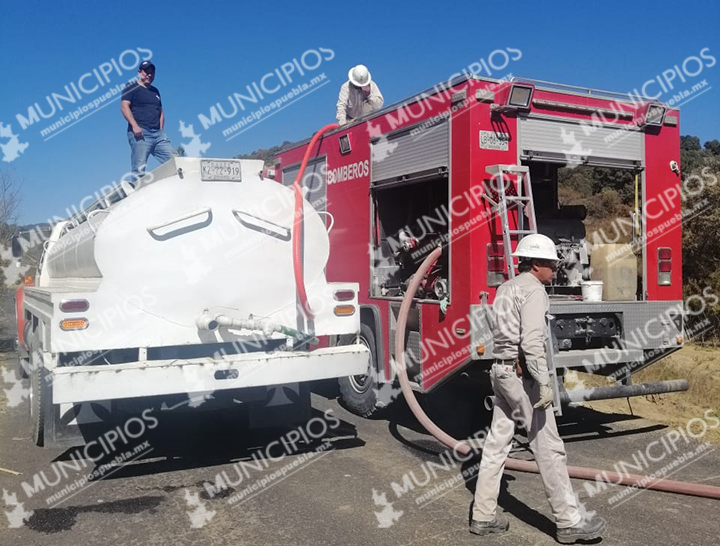 Con quema controlada buscan sofocar fuga de gas en Tlahuapan