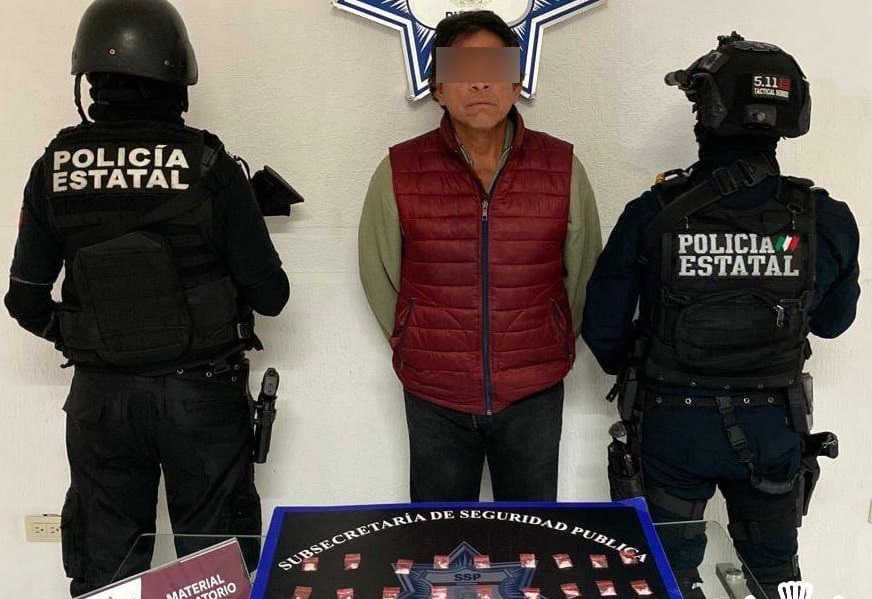 Detienen a El tío Fer por narcomenudista en Puebla