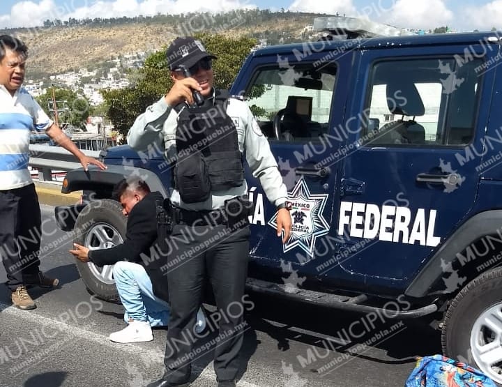 Policía rescata a presunto ladrón de ser linchado en Tecamachalco