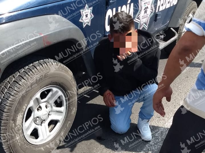 Policía rescata a presunto ladrón de ser linchado en Tecamachalco