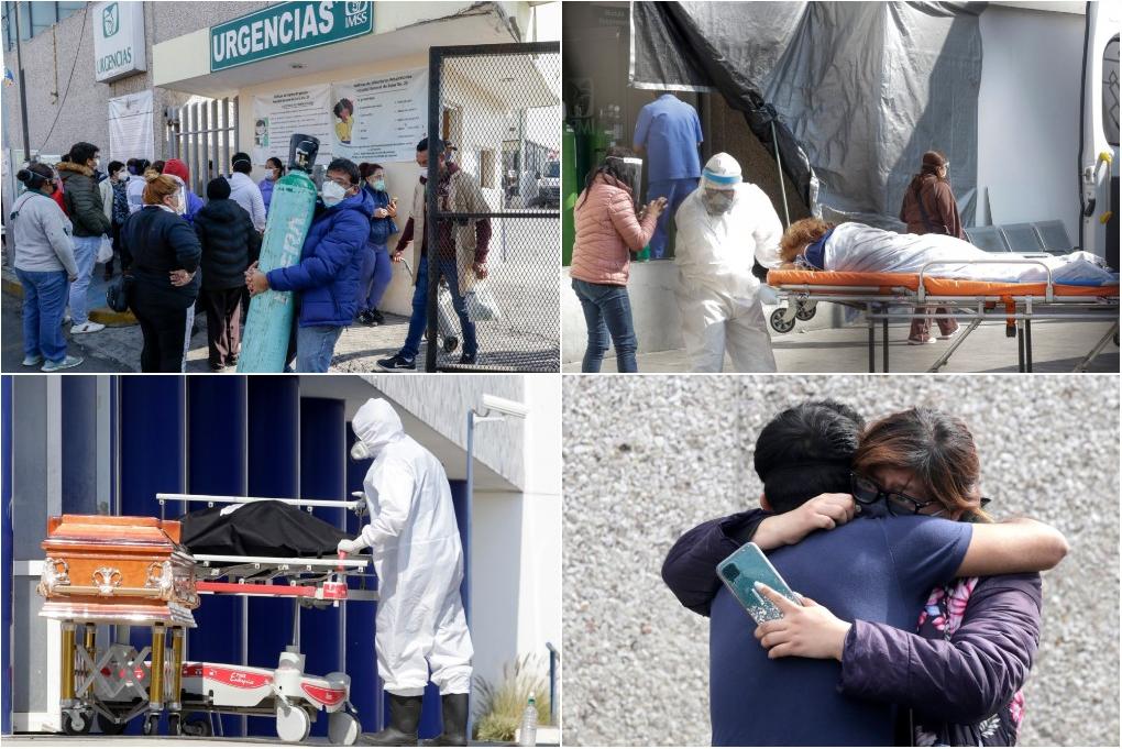Año y medio de pandemia en Puebla: 114 mil contagios y más de 14 mil muertos