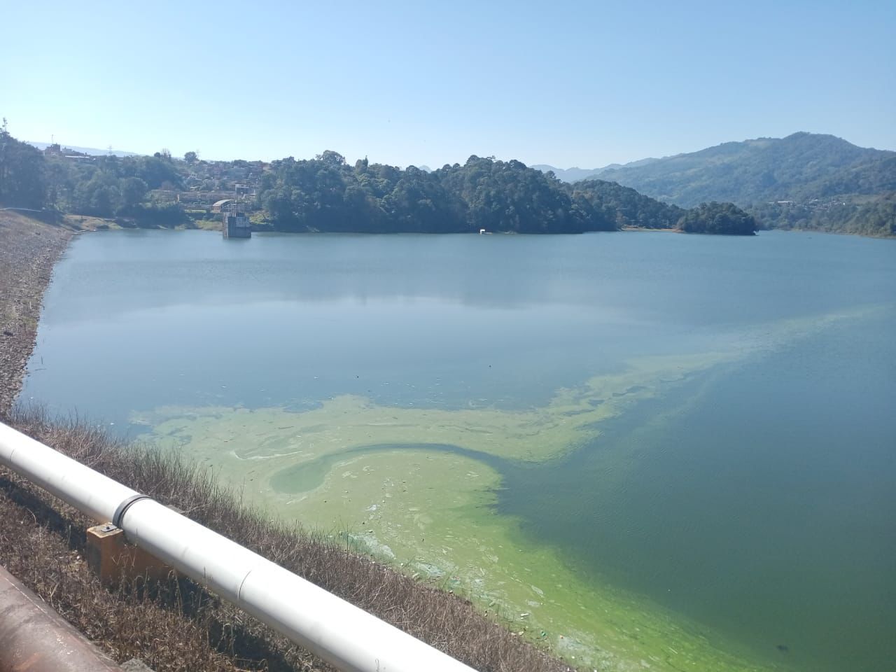Agrava contaminación en la presa de Necaxa de Juan Galindo