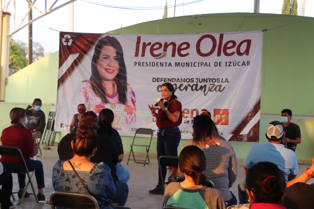 Comunidades de Izúcar respaldan a Irene Olea rumbo a la alcaldía