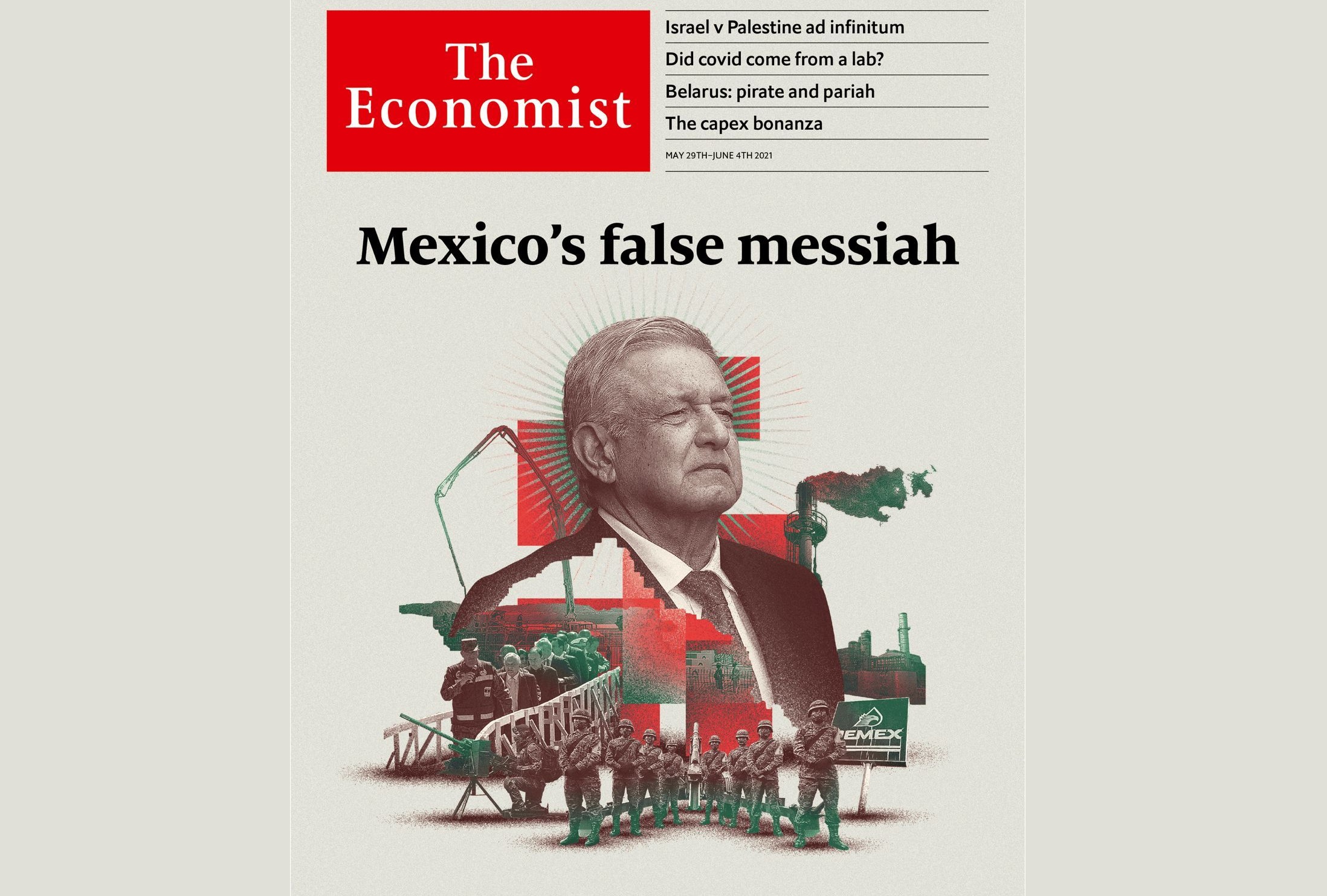 AMLO, el falso mesías de México: la portada que deja malparado al presidente