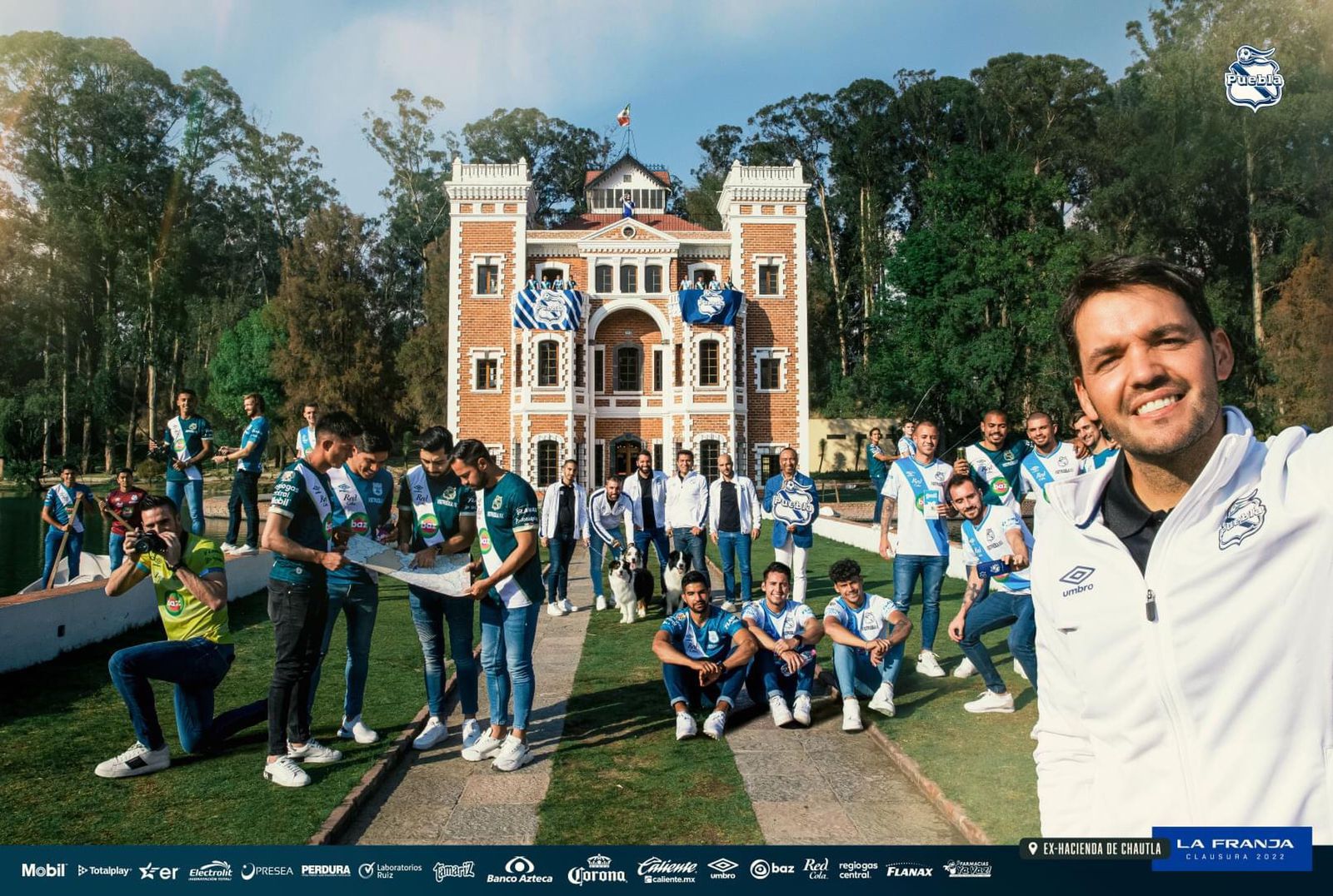 Esta es la nueva foto oficial del Club Puebla para el Clausura 2022