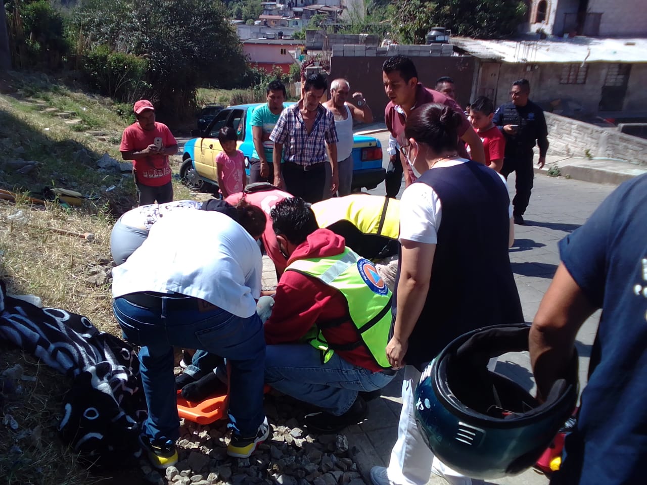 Atropellan a hombre de 63 años y se fugan en Huauchinango