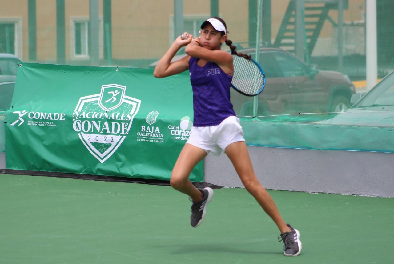Tenistas poblanos avanzan a semifinales en los Nacionales CONADE 2022