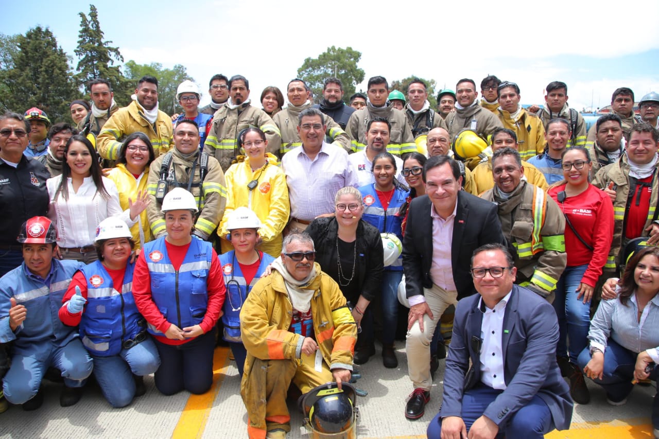 Encabeza Céspedes duodécimo Macro Simulacro de BASF Mexicana
