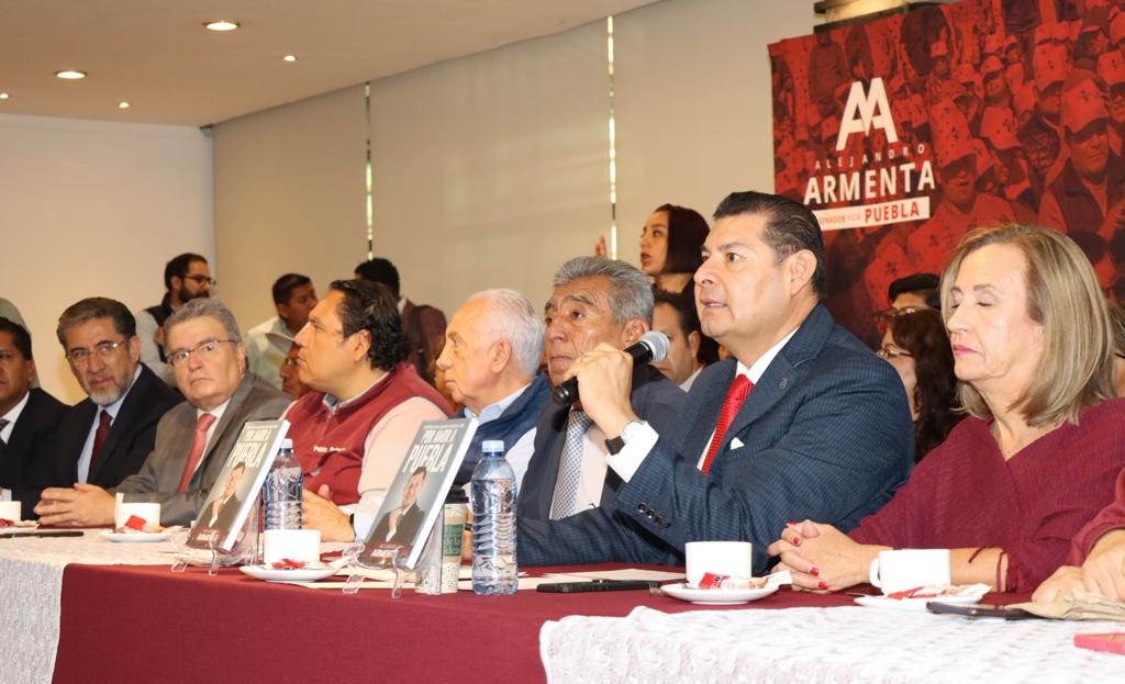 Armenta cumplea tareas de Claudia Sheinbaum en Puebla