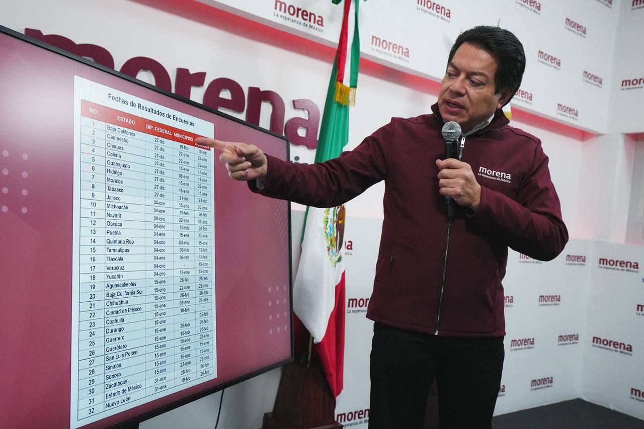 Morena modifica fecha de resultados de encuestas; 4 y 22 de enero, claves en Puebla