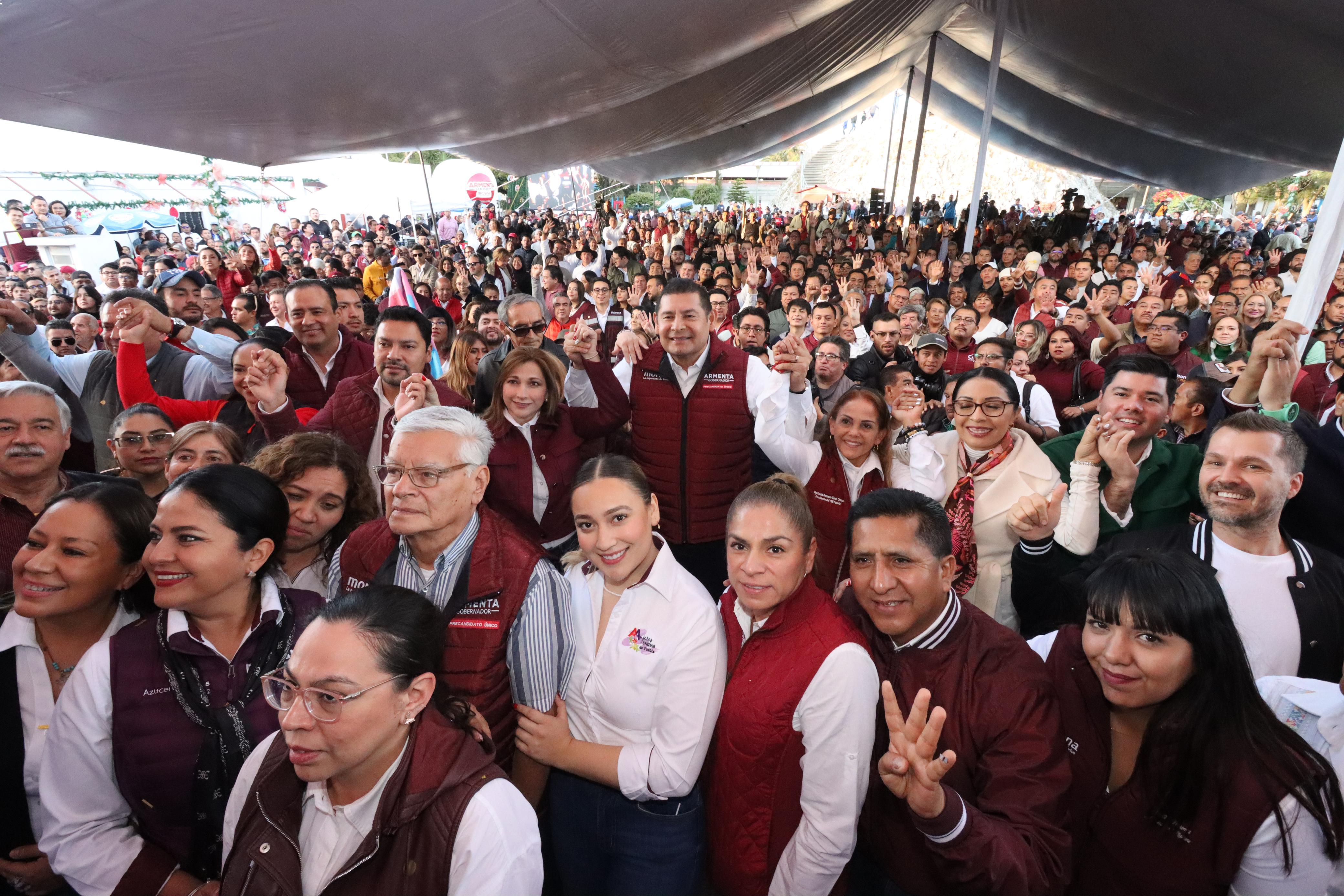 Humanismo Mexicano por Puebla, eje para un estado de bienestar: Armenta