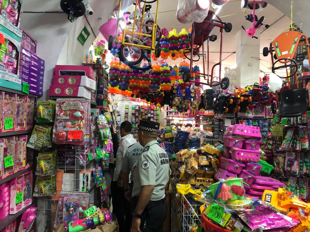 Guardia Nacional vigilancia zonas comerciales por Día de Reyes