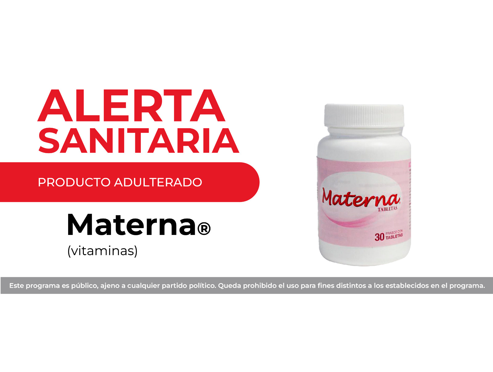 Cofepris informa sobre adulteración en vitaminas para embarazo y lactancia
