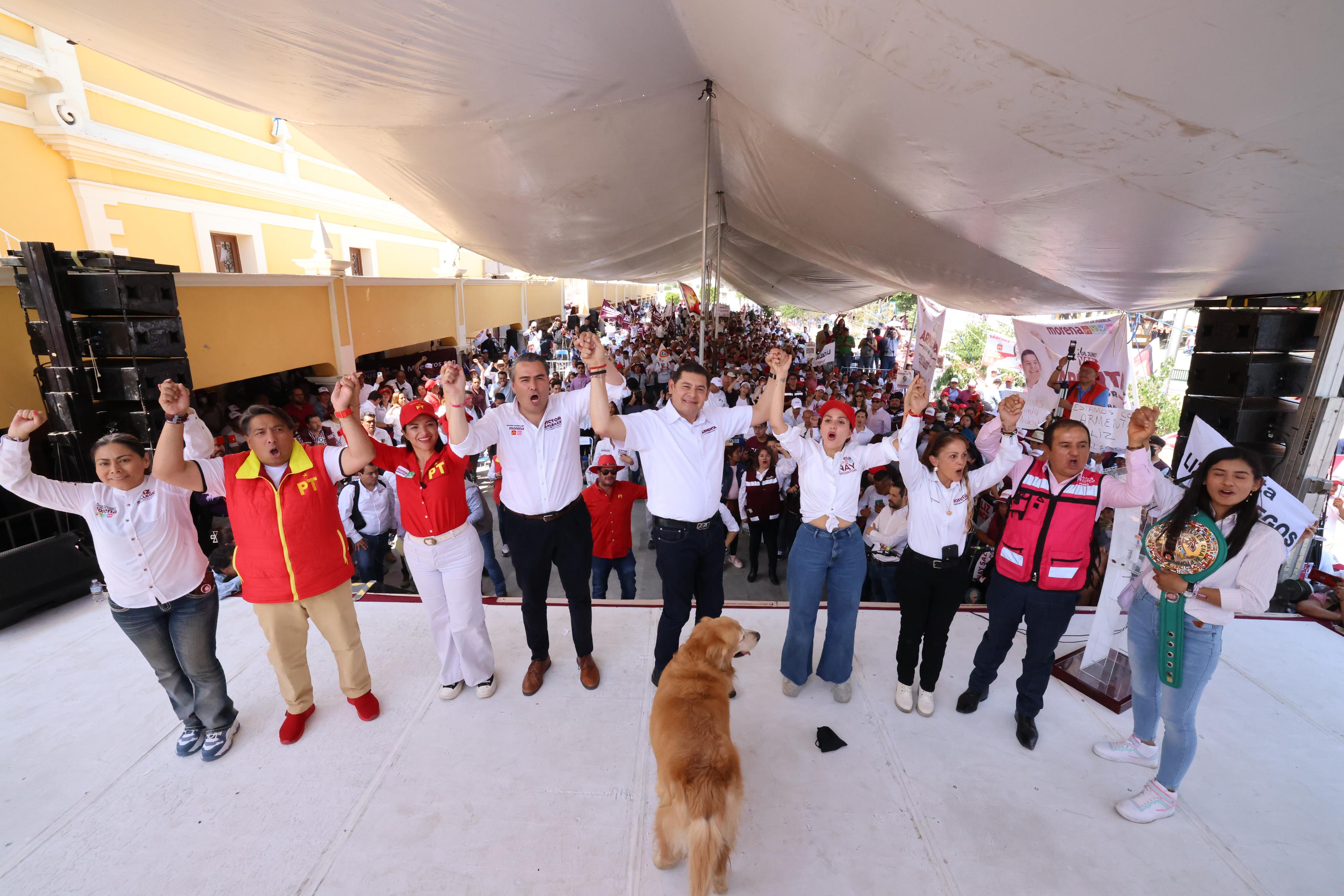 Recuperaré dignidad de la reserva territorial de San Andrés Cholula, que el PRI y el PAN destruyeron: Armenta