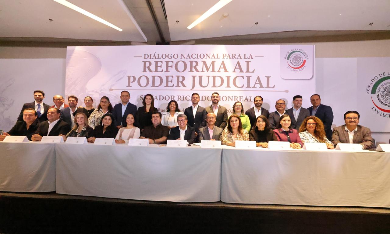 En consenso con poblanos, reforma judicial se consolidará: Monreal