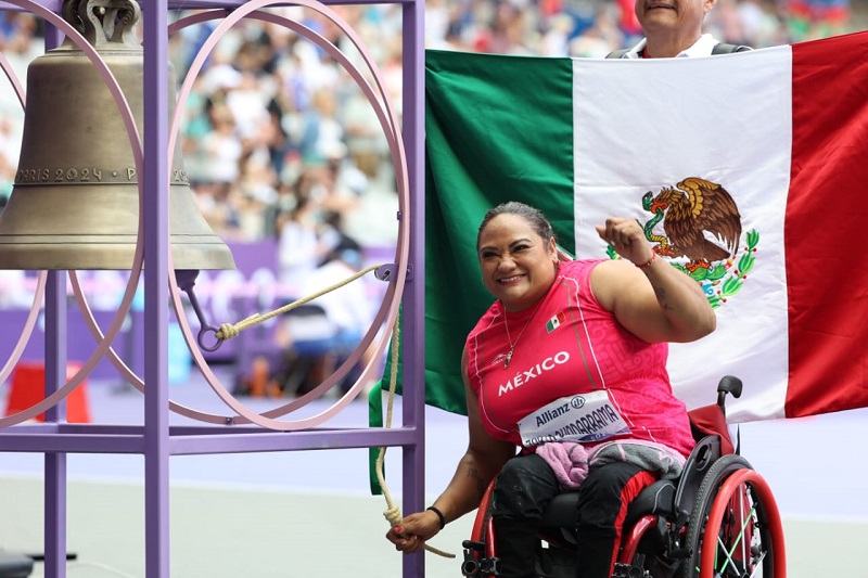 Gloria Zarza toca el cielo y gana el primer oro para México en París 2024