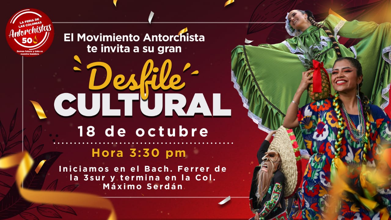 Anuncian la Feria de las Colonias Antorchistas en Puebla capital