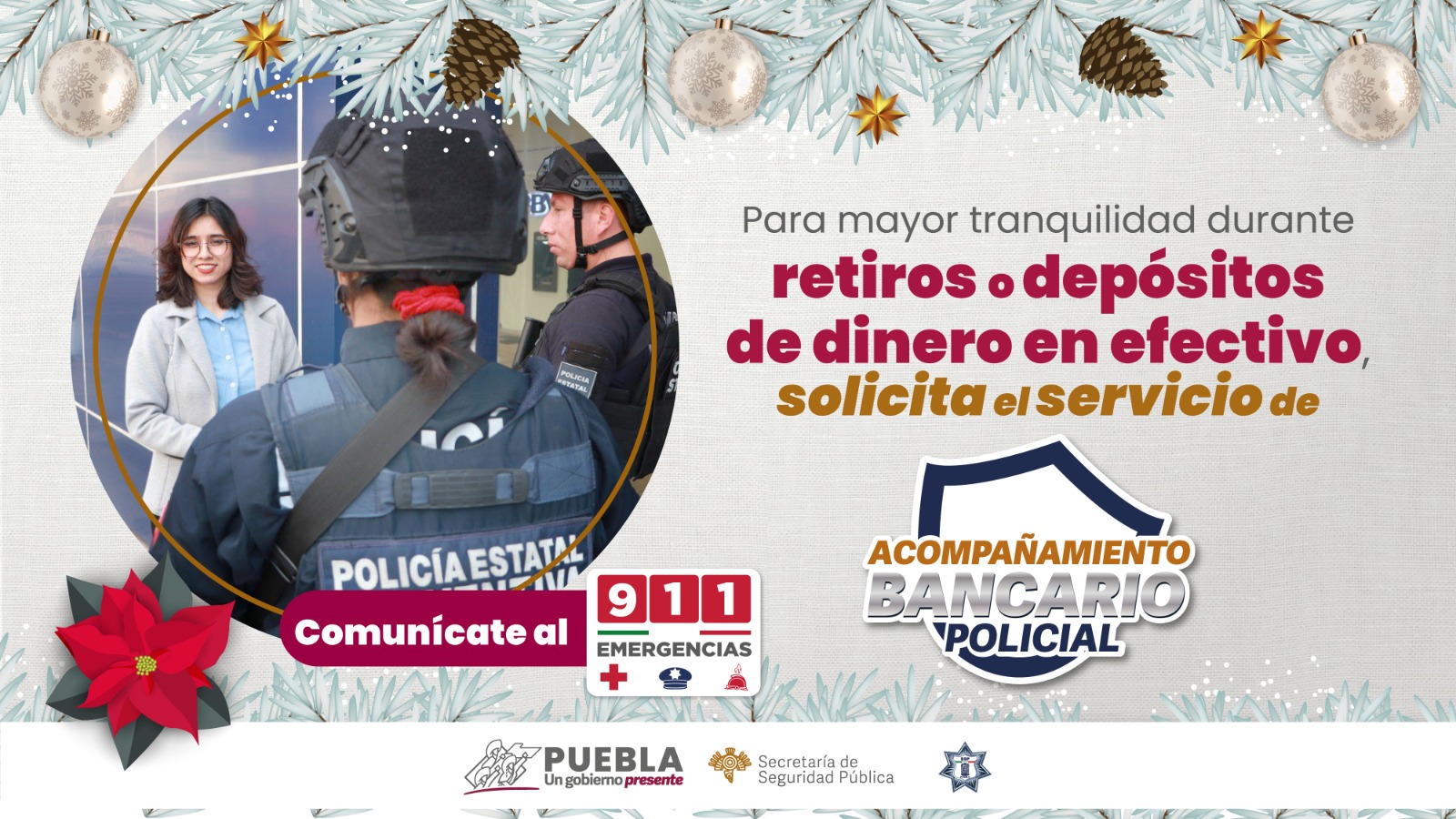 En temporada decembrina, SSP fortalece acciones de prevención del delito