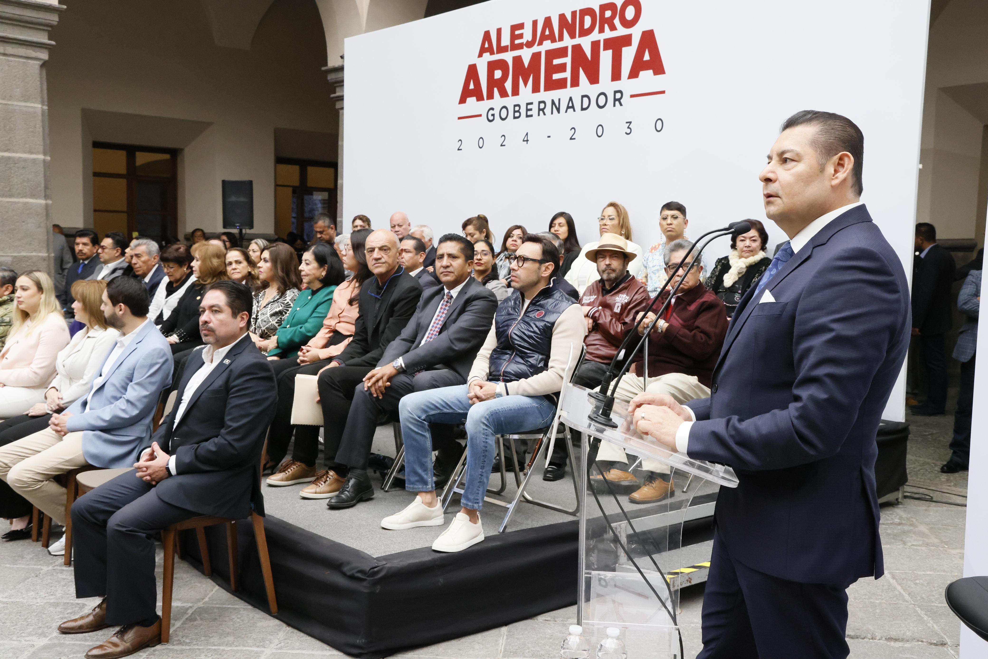 Armenta hace pública declaración patrimonial; no tiene actividades empresariales