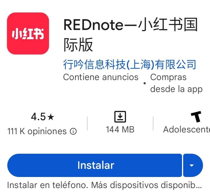 Ante la prohibición de TikTok en EU, usuarios migran a otra aplicación china: RedNote