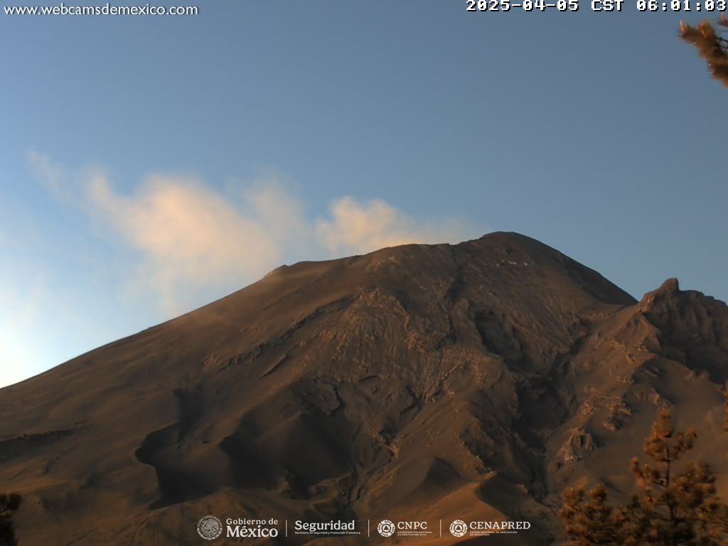 Popocatépetl solo registra 24 exhalaciones