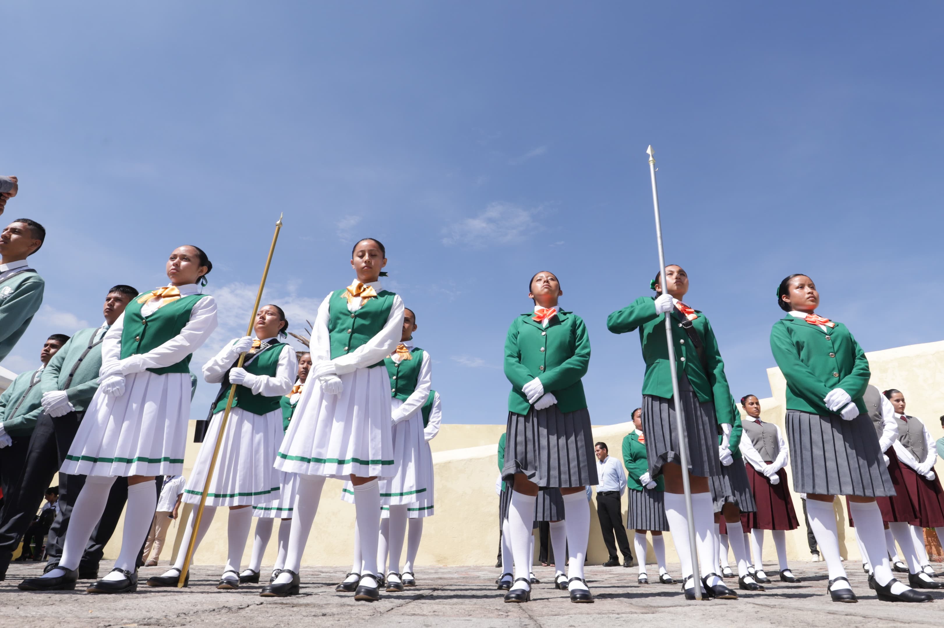 En el CECyTE inauguran XVIII Concurso Estatal de Escoltas y el Concurso Jóvenes con Talento