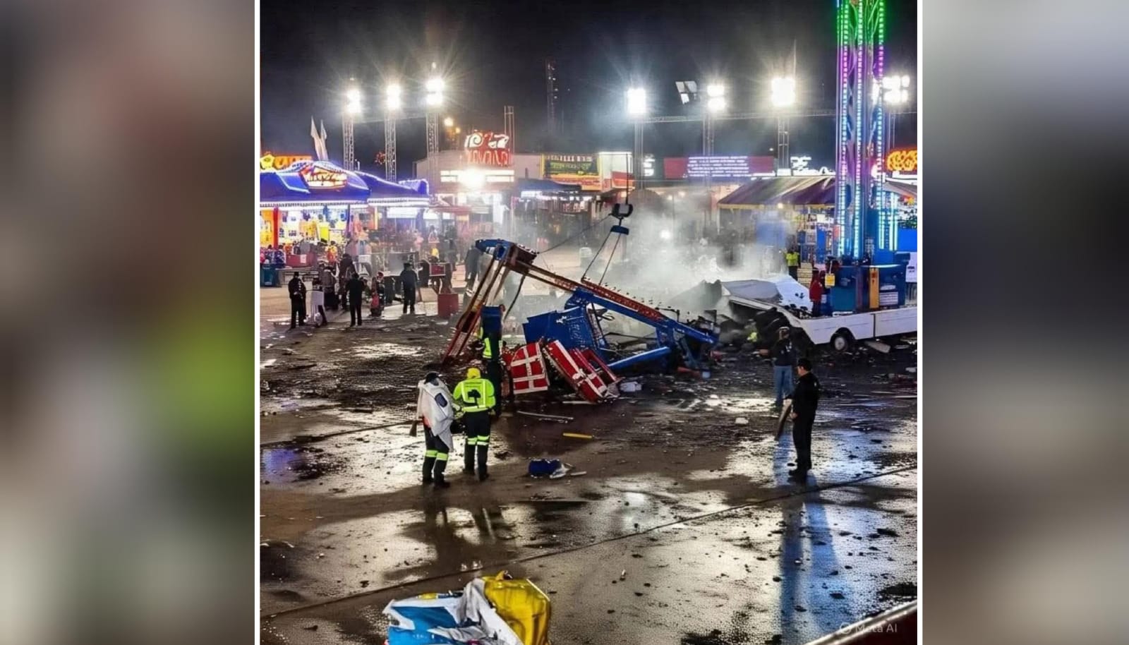Juego mecánico falla y deja a siete menores lesionados en una feria de Nuevo León 