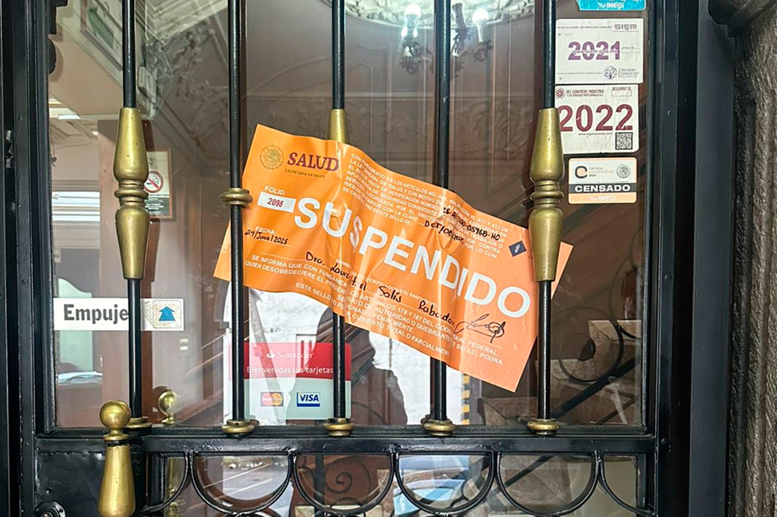 Suspende DPRIS clínica por incumplir requisitos sanitarios