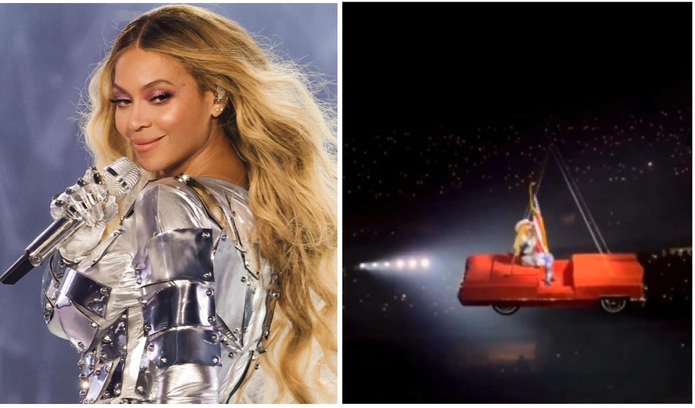 Beyoncé a punto de caer desde varios metros de altura durante concierto en Houston 