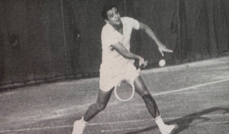 Rafael Osuna, a 65 años de su título en Wimbledon