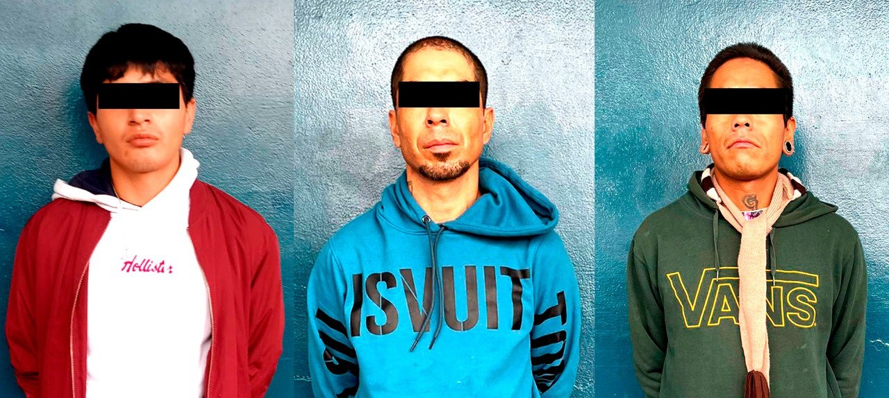Detienen a tres hombres con cartuchos de las Fuerzas Armadas en Puebla capital