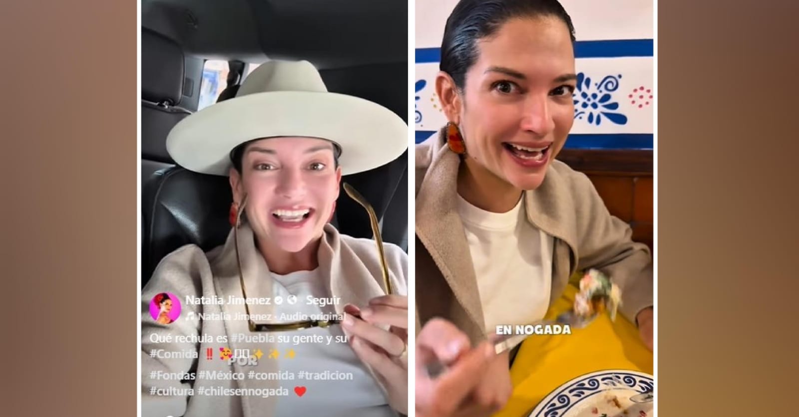 ¡Dicen que Puebla es muy chula!; Natalia Jiménez en su visita a la ciudad 