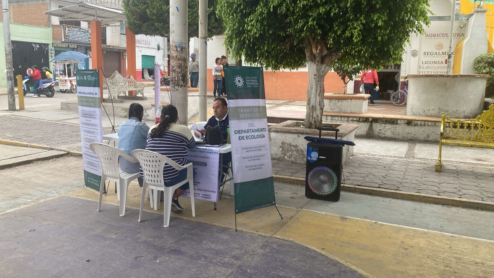 Implementan en Texmelucan Ventanilla Móvil de Desarrollo Urbano y Medio Ambiente