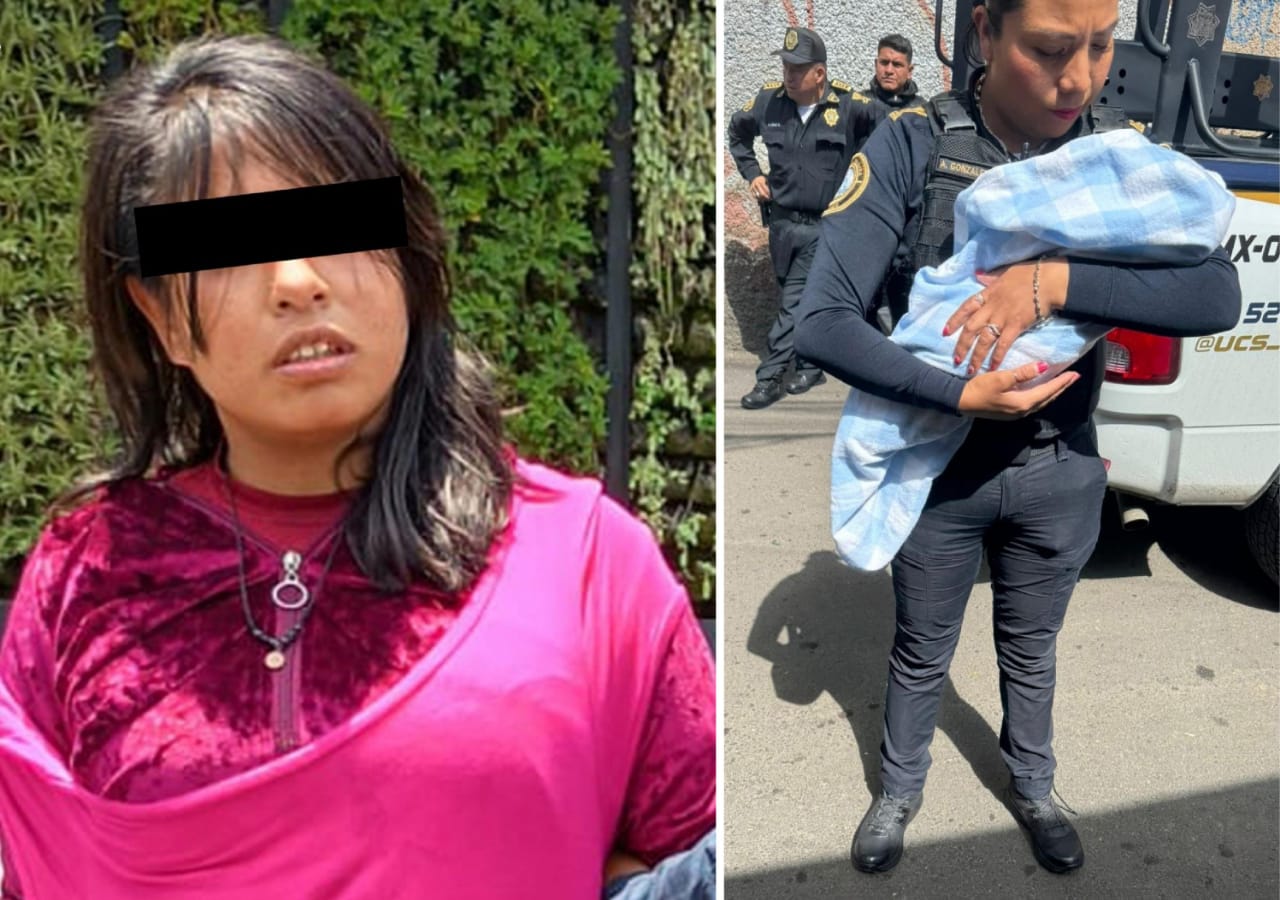 Joven madre agrede a recién nacido en la vía pública en CDMX