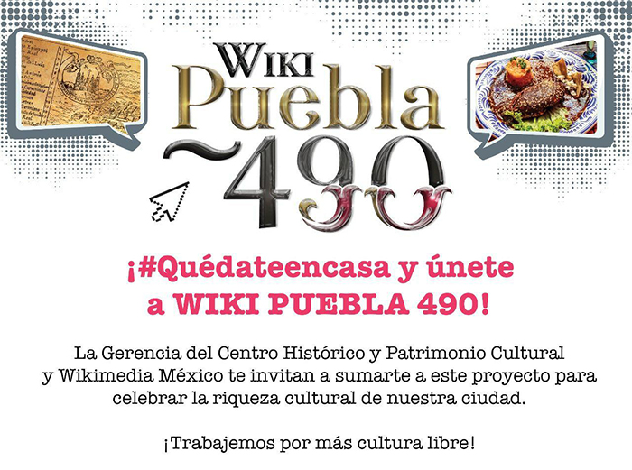 La capital impulsa Wiki Puebla para celebrar 490 años de fundación