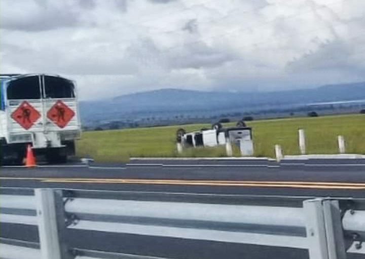 Muere conductor al volcar en la Teziutlán-Virreyes