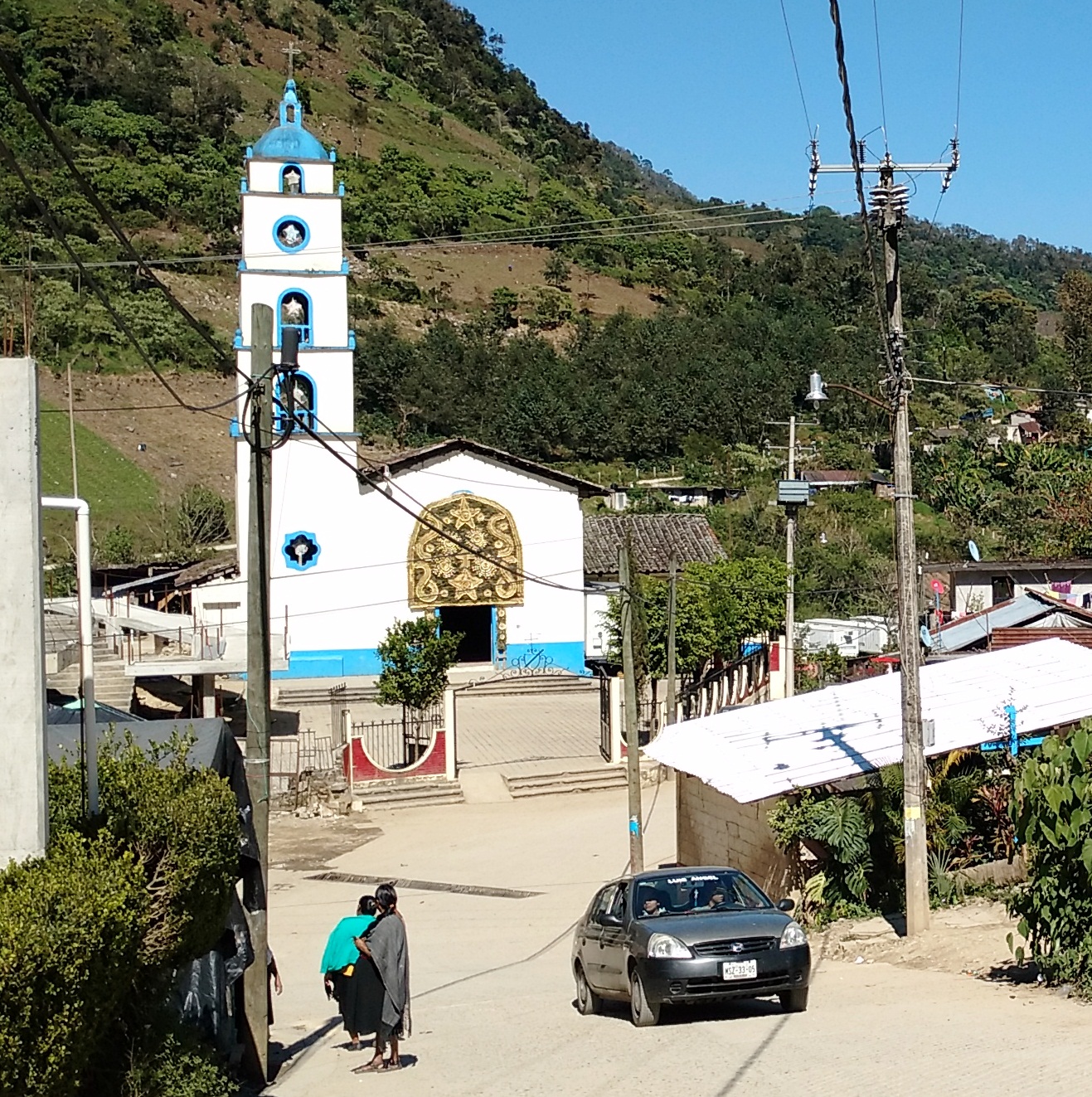 Exigen sustitución de postes a CFE en Xaltepec y son ignorados