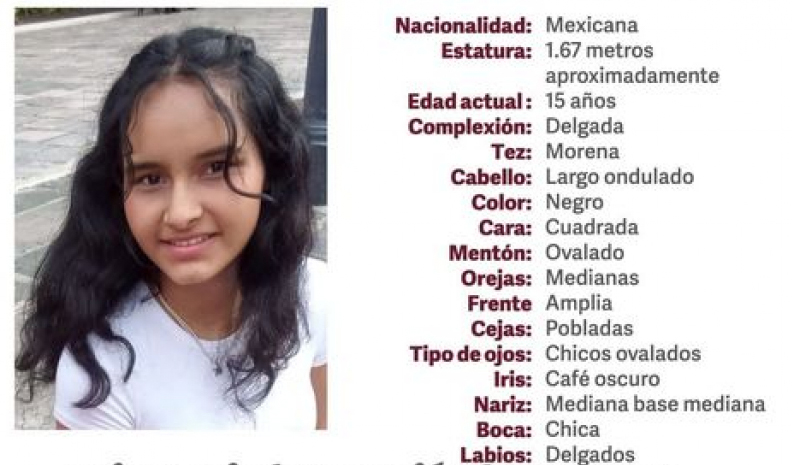 Ximena de 15 años desapareció en calles de Puebla capital