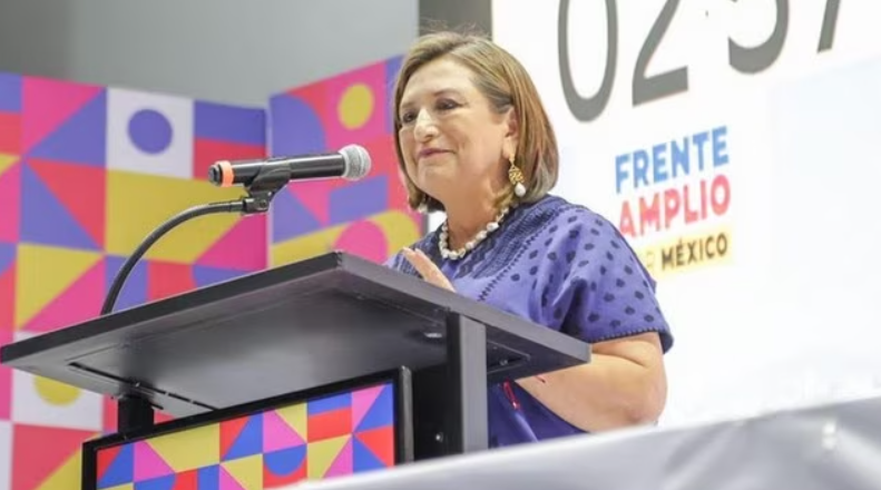 Xóchitl ganó la primera partida a Andrés