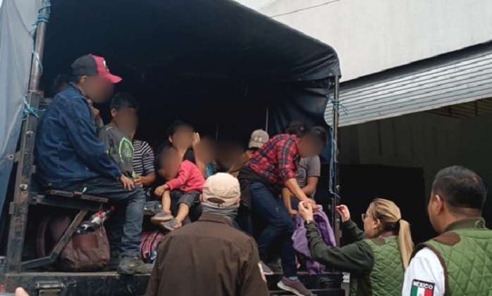 Retienen a 491 migrantes en Yehualtepec, Puebla