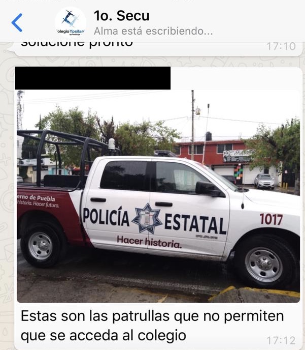 Ejecutan orden de lanzamiento en contra de Colegio Ypsilanti de Puebla